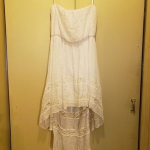 White lace dress